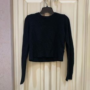 Black Forever 21 Cropped Sweater